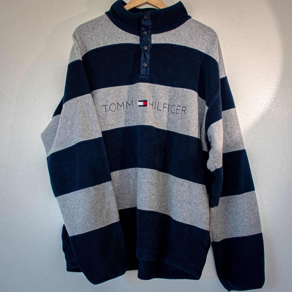 Tommy Hilfiger - quarter button fleece